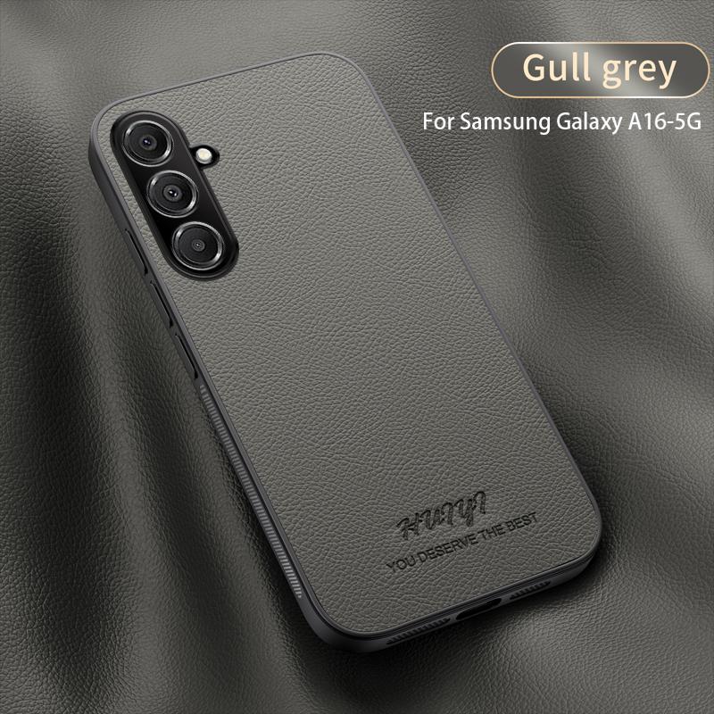 Leather Magsafe Car Holder Case for Samsung Galaxy A16 A06 5G A55 A15 A25 A35 A14 A24 A34 A54 A52s A05S A13 A51 A71 4G A53 A73