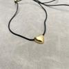 Korean Blogger Style Adjustable Heart Necklace - Minimalist Cold Style Collarbone Chain