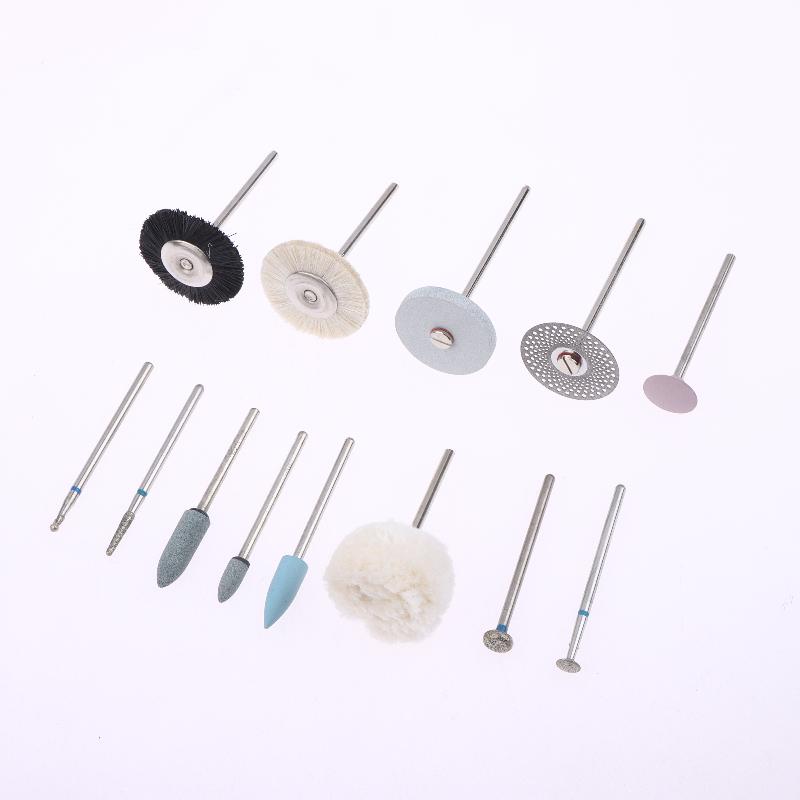 35-Piece Grinding & Polishing Set, Hp Shank Diameter 2.35Mm Diamond Bur Brush Grinding Lab Tools