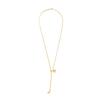Ins Female Noble Tassel Necklace Luxurious and Tasteful Golden Saturn Bead Necklaces Hot Selling Adjustable Jewelry