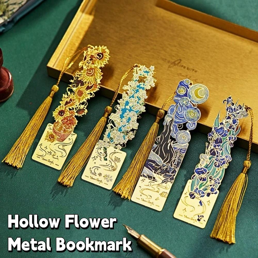 Sunflower Metal Hollow Bookmark Exquisite Reading Stationery  Book Lovers