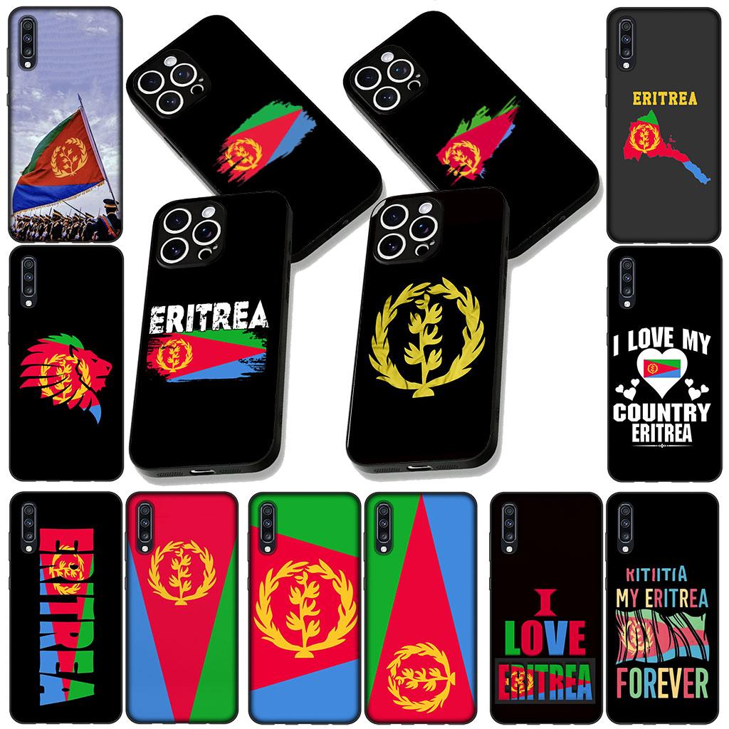 Soft Cover for Samsung Galaxy S25 S24 S23 FE Plus Ultra S7 Edge A16 A15 5G s25+ Coque Phone Case Red Eritrean Eritrea Flag