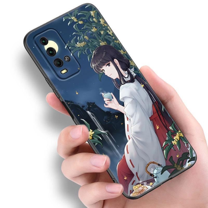 Inuyasha Sesshomaru Anime Phone Case For Xiaomi Redmi Note 5 6 9T K20 K40 K50 Pro 7A 8A 9A 9C 9i 10A 10C A1 S2 TPU Black Cover