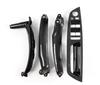 LHD RHD Upgraded Interior Carbon Fiber Door Handle Cover Trim Replacement For BMW X5 X6 E70 E71 E72 2007-2014