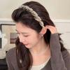 Comfortable Wrapped Hair Hoop Wave Pattern Non-Slip Headband Women's Satin Hairband  Women Use