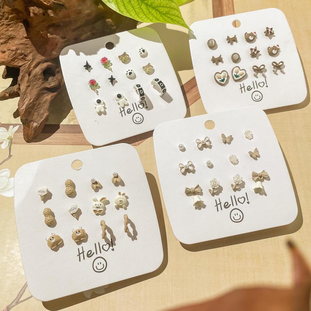 2023 Autumn/Winter Korean Design Silver Needle Earrings: Versatile, Stylish New Collection