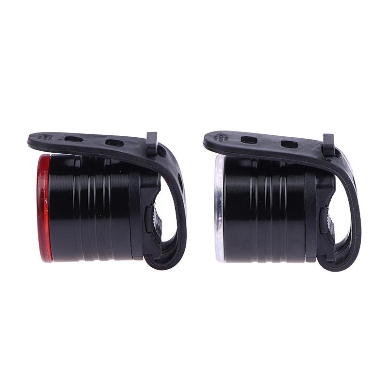 Led Bike Tail Light Night Riding Brake Sensing Road Bike Rear Light Helmet Light Waterproof Charging Flashlight Taillight