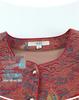 Chic Grandma Summer Seven-Sleeve Top Two-Piece Set - Chinese Style Fashion for Middle-Aged & Elderly Women