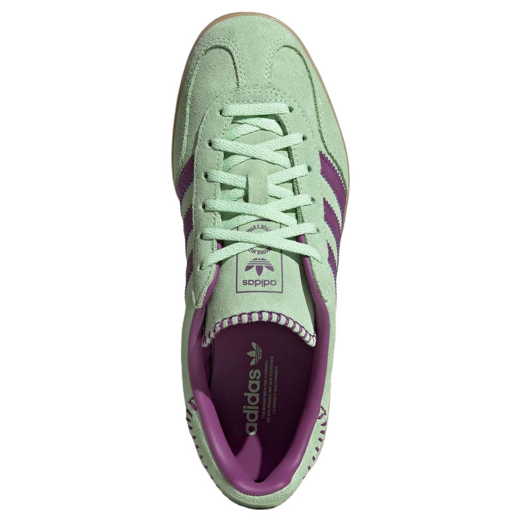 Adidas Originals Gazelle Indoor T Pantofi Sport Clasici pentru Antrenament Pantofi sport pentru Femei Verde Violet JS1405