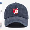 Santa And Candy Hat Adjustable Christmas Baseball Cap  Breathable Comfortable Curved Brim AllSeason Casual WomenS Hat Soli