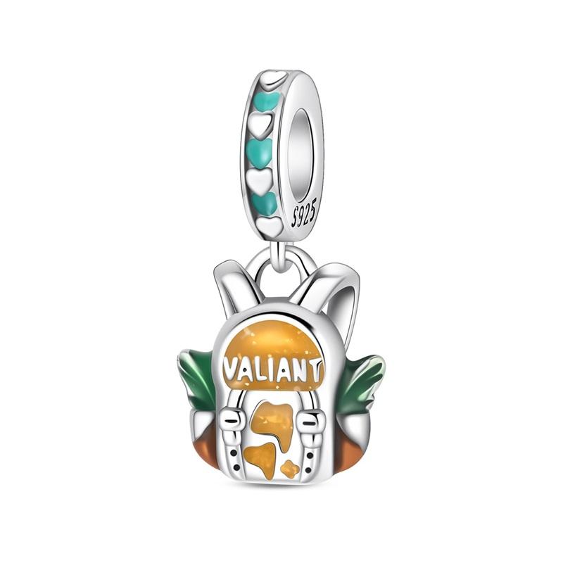 

Оригинальные медные шармы-подвески «Рюкзак путешественника», подходящие для оригинального браслета, изысканные украшения для DIY, подарки