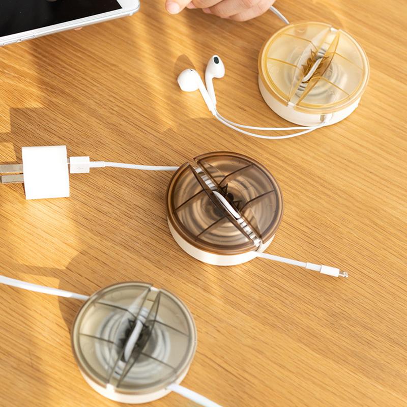 Large-Capacity Cable Organizer Data Cable Storage Desktop Cable Management Wire Arrangement Charging Cable