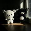White Rilakkuma /Black Rilakkuma Plush Toy Teddy Bear - Cute Anime Korilakkuma Stuffed Doll Kawaii Room Decor Soft Birthday Gift