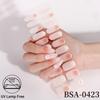 Adesivi per Unghie in Gel Impermeabili Francesi - Carini Cartoni Animati Nail Art Senza Cottura per Stili Europei e Americani