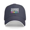 Science Matters Essential Baseball Caps Peaked Cap Chemistry Sun Shade Hats for Men Women