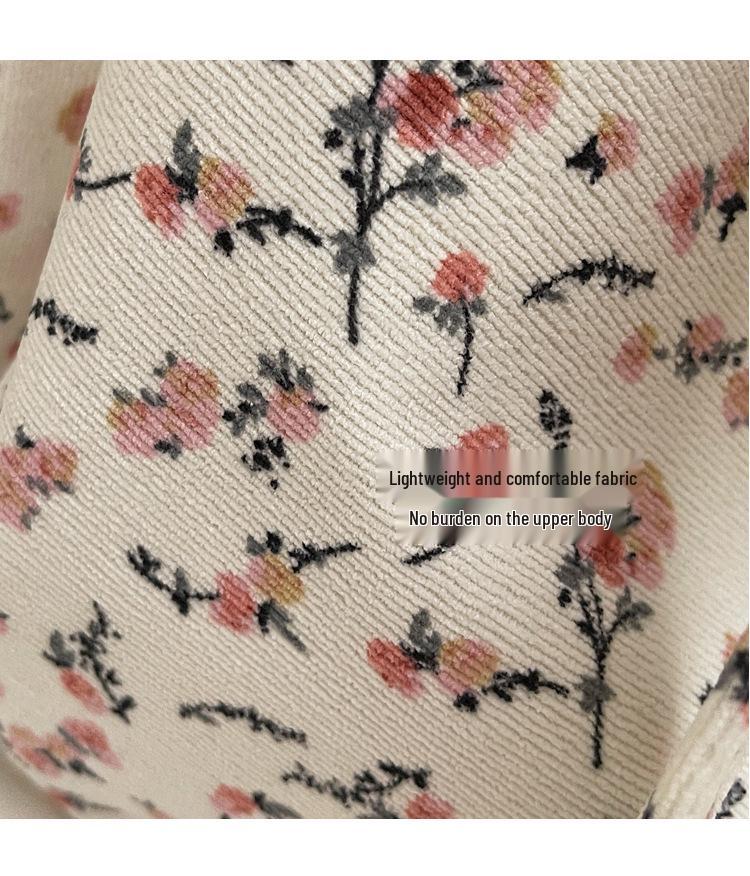 New Floral Canvas Tote: Lightweight, High-Capacity, Cute Design for Daily Commutes