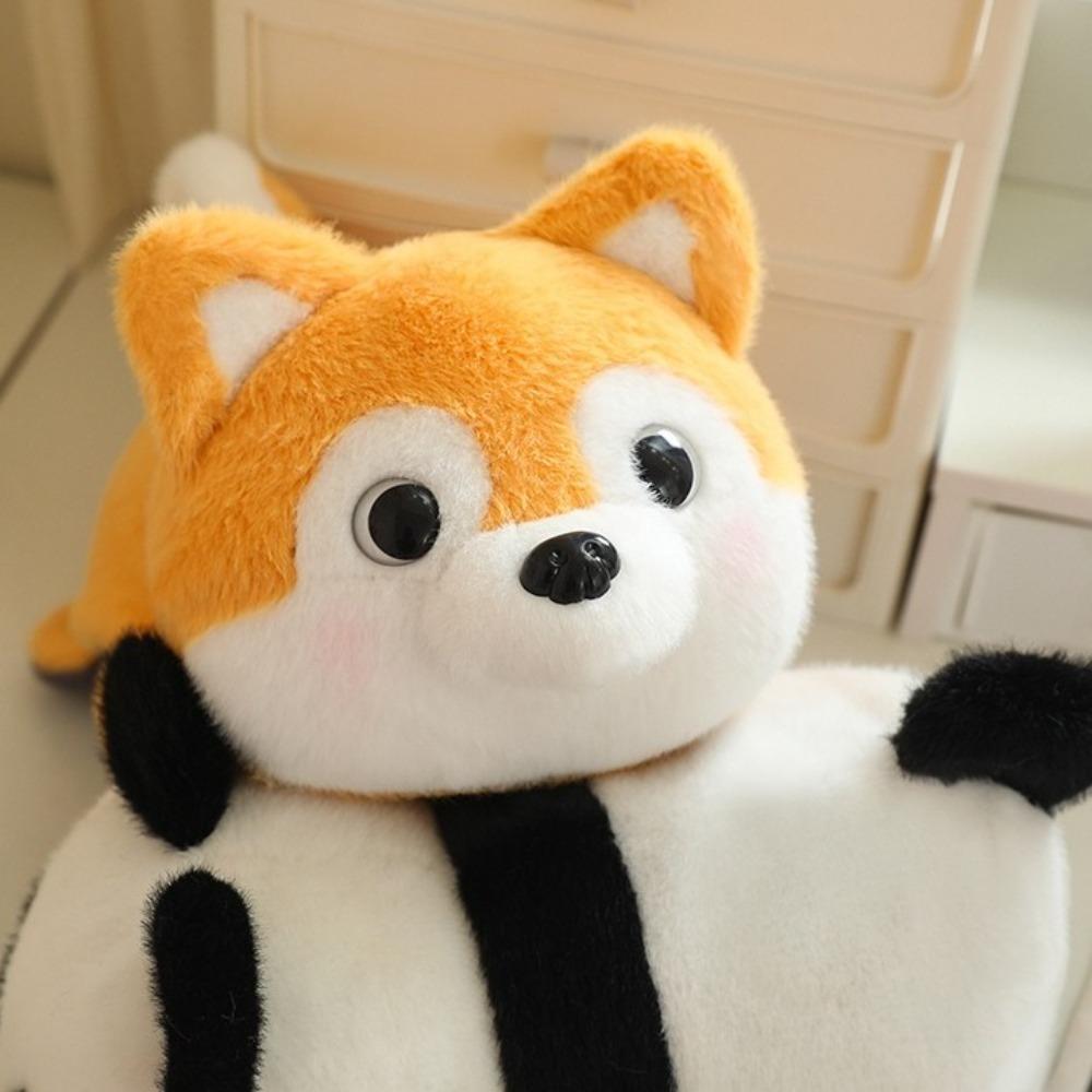 Double-Sided Duck Plush Doll Stuffed Animal Transform Panda Reversible Animal Toys  Home Decoration
