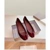 Fashion Women Tabi Ninja Ballet Flats Split Toe Mary Janes Patent Leather Party Shallow Mouth Single Shoes Solid Sandals Ladies Loafers