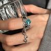 Chic Minimalist Copper Ring With Geometric Design Adjustable For Women 2024