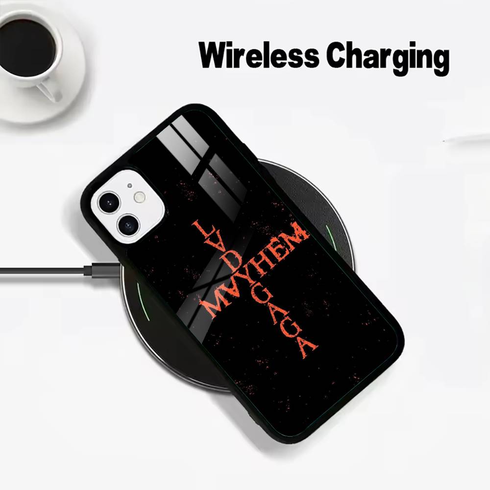 Star- L- Lady -G-Gaga Wireless charging phone case compatible with iPhone 17/16/15/14/13/12/11