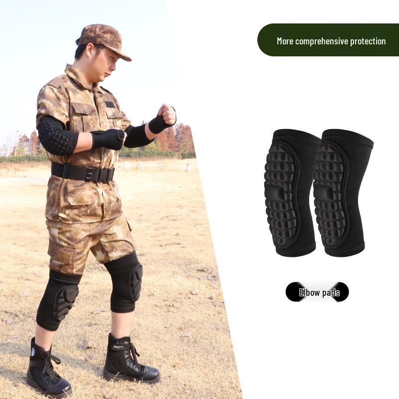 Breathable Shock-Absorbing Tactical Knee & Elbow Pads for Sports & Dance