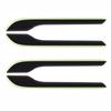 Tesla Model Y/3 Luminous Anti-Scratch Door Handle Stickers - Decorative Night-Glow Car Accessory