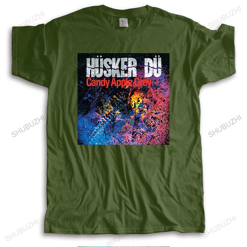 Homme t shirt summer men fashion tshirt Brand Clothing Husker Du Zen Candy Aplle Grey unisex black teeshirt casual cool tees