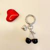 Cherry Bag Pendant Bag Charm Resin Cherry Keyring Fashion Alloy Jewelry Key Accessory Present for Fashion Women Girls