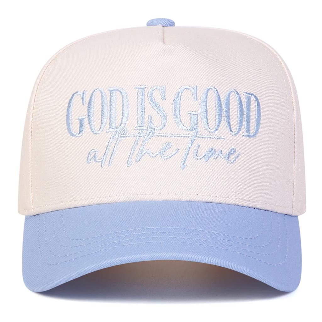 Baseball Stitching Embroidered Time The All Good Is God Neutral Gender Women Men For Caps Spring Autumn Outdoor Adjustable Casual Hats Sunscreen