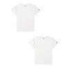 Womens/Ladies Small Logo Crew Neck T-Shirt (Pack of 2)
