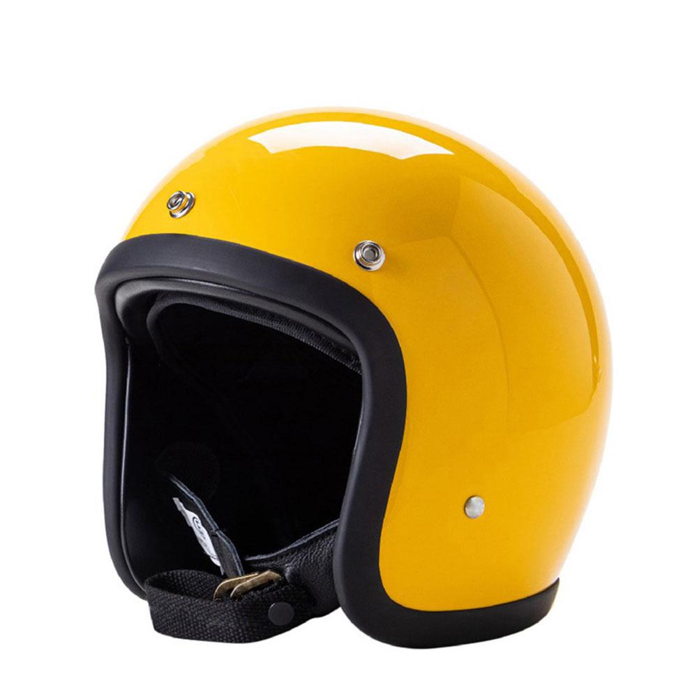 Japanese Vintage Small Shell TT&COCASCOS Open Face Helmet Jet Cafe Racer 500TX Scooter 3/4 Open Motorcycle Helmet