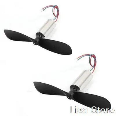 2set 100mA 40000RPM DC 3.7V Motors W Helicopter Propellers for Micro Glider