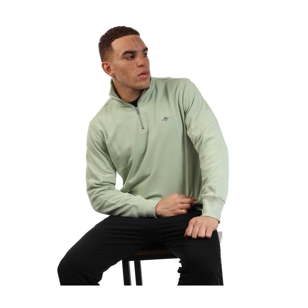 Gant Herren Shield Half Zip Sweatshirt