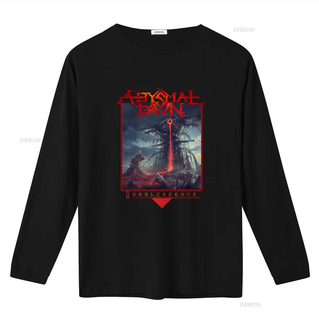 ABYSMAL DAWN Obsolescence T Shirt Dark Gothic and Edgy Design for Metal Fans vintage Washed graphic Comfortable