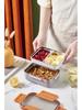 Large Capacity Insulated Bento Lunch Box with Compartments - 304 Stainless Steel, Microwaveable, Perfect for Students and Office Workers.