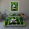 Panda bamboo design. Bedding Duvet cover sets Duvet covers Pillowcases gifts (1 * Duvet Cover 2 * Pillowcases, without duvet insert)