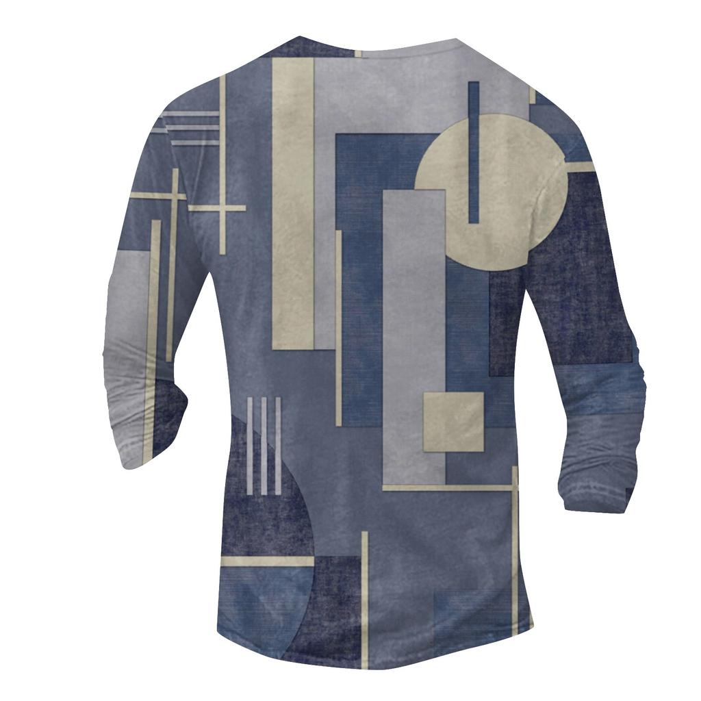 Herren T-Shirt Street Casual Fashion Langarmshirt