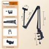Universal Phone & Tablet Holder with Bluetooth for Bedside Streaming & Selfies