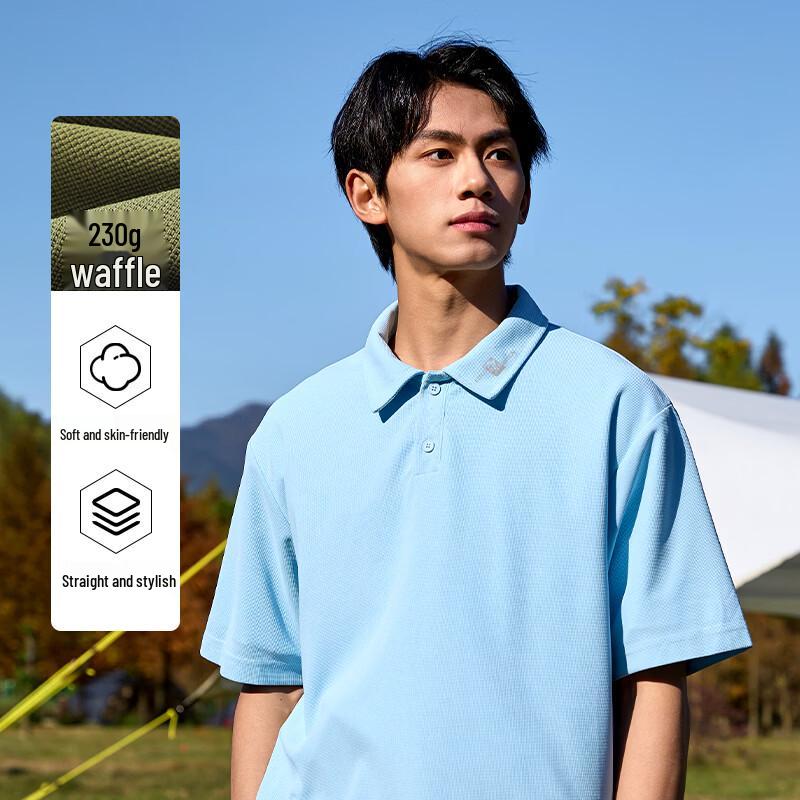 Baleno Men's Waffle Polo Shirt