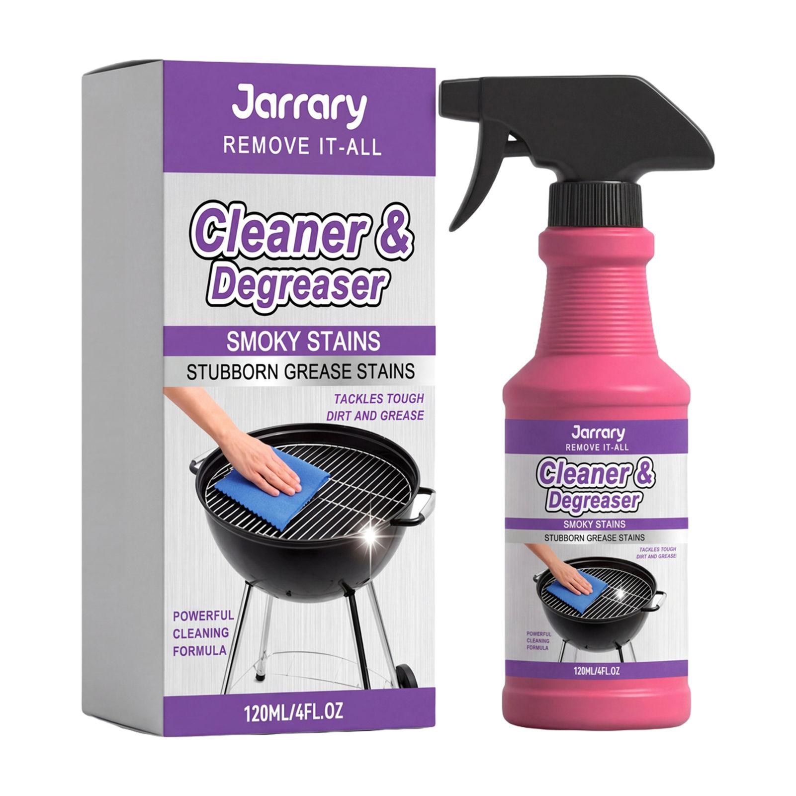 Jarrary Grill Cleaner Spray 120ml Heavy Duty Degreaser For BBQ Grills And Cookware