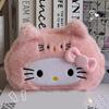 Kawaii Hello Kitty Astuccio Peluche Cartone Animato Borsa Trucco Grande Capacità Cancelleria Cosmetici Astuccio Portapenne Borsa Portaoggetti Regalo