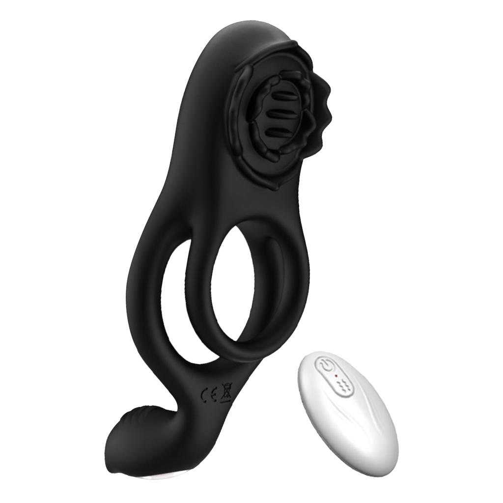 Adult Toys, Delay Rings For Men And Women, Couples' Delay Rings, Vibrating Rose,shaped Ring And Clamp.