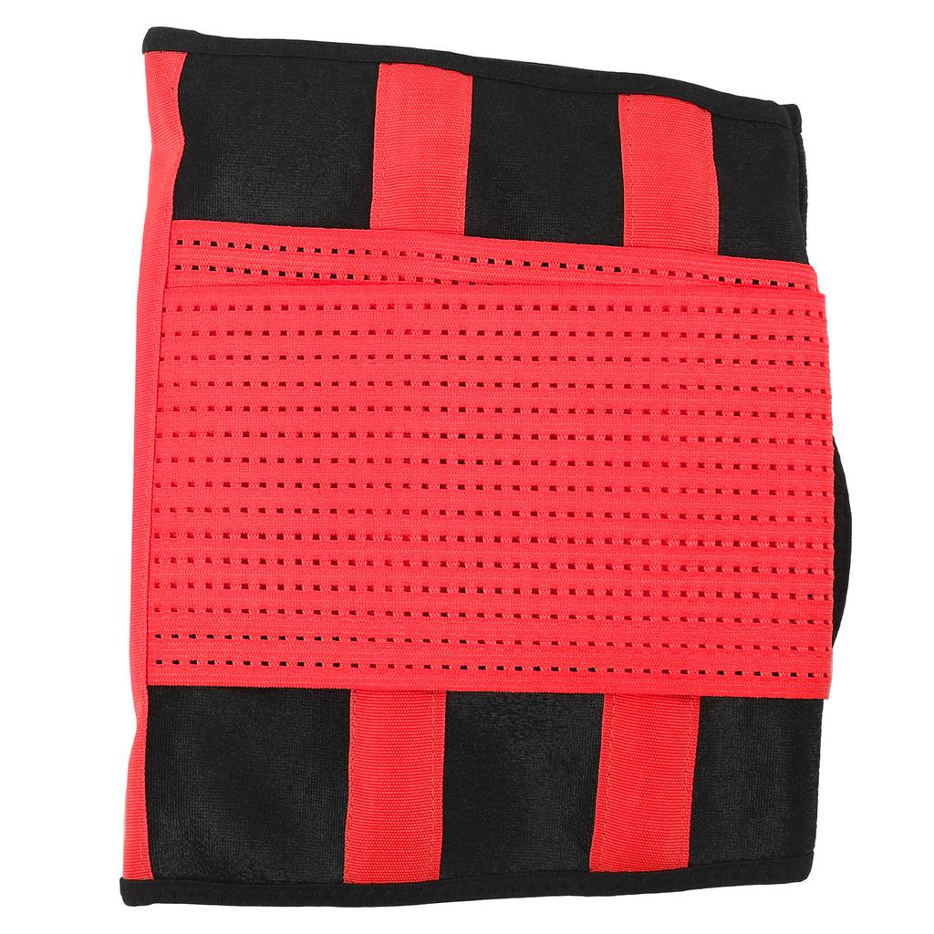 Back Brace Lightweight Portable Flexible Breathable Waist Protector for Waist ProtectionRed