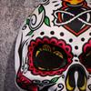 Masque d'Halloween Crâne Effrayant Imprimé EAV Cache-Visage pour Fête Cosplay Accessoires Décoration