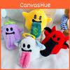 Large Cute Halloween Tongue Angel Ghost Plush Pendant For Kids And Teen Gifts
