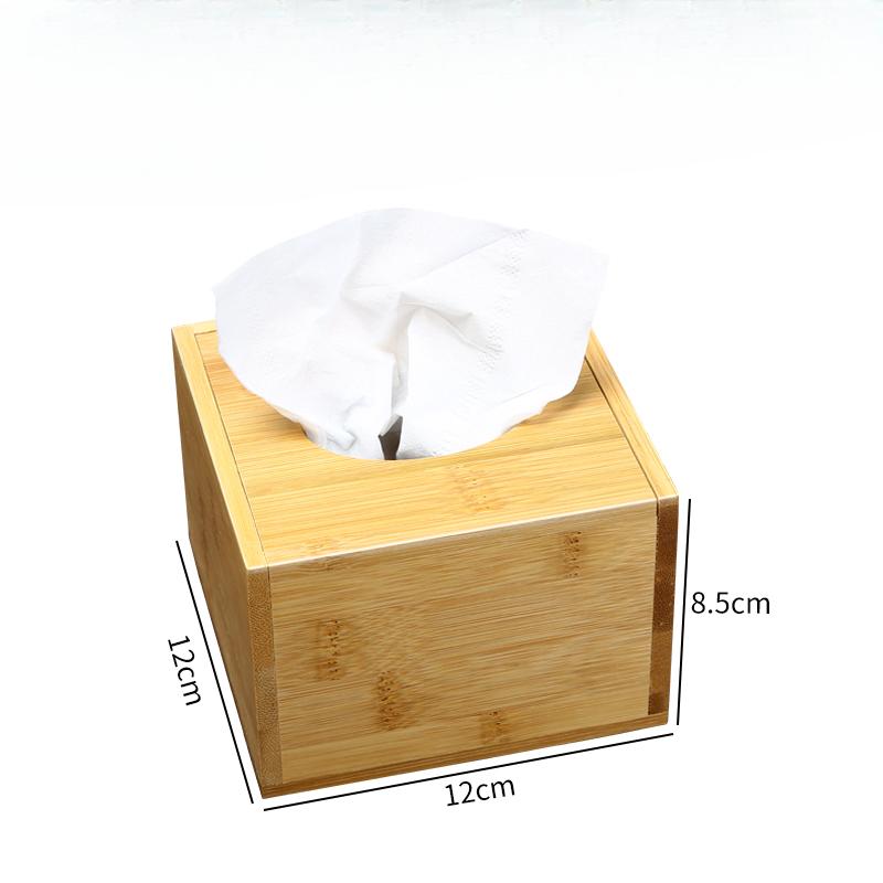 

Держатель для салфеток из бамбукового дерева, коробка для зубочисток, журнальный столик для гостиной, аксессуары для хранения в ресторане, прямоугольная коробка для хранения