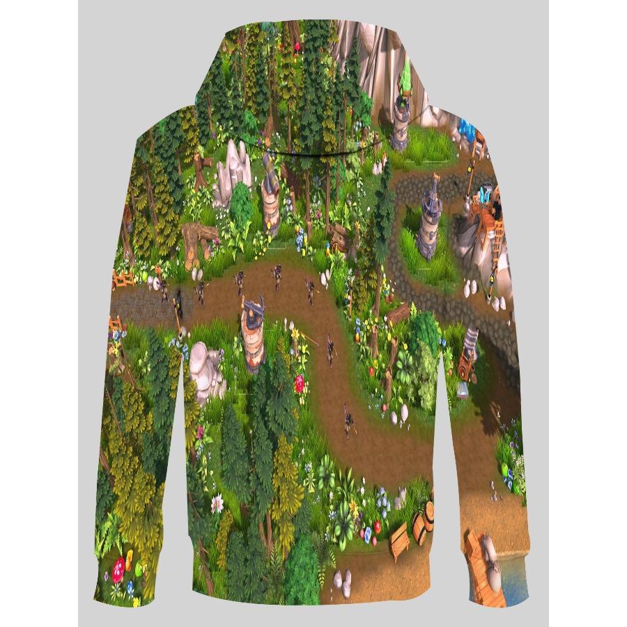 Löwe 3D-Druck Herren Hoodie Lässiger Herbst Winter Tier Wolf Pullover Mit Kapuze Langarm Modetrend Sportbekleidung Sweatshirt