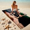 1pc Wednesday (9) Beach Towel, Comfortable and Thick, and Swimming/Bath/Picnic/Camping Towel, Suitable for Seaside Beaches