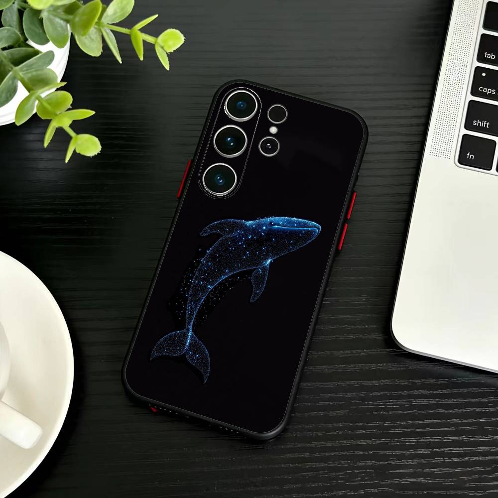 Whale Fall Phone Case For Samsung S26,S25,S24,S23,S22,S21,S20,Plus,Fe,Lite,Others Black Cover