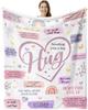 lemzcen Healing Hug Throw Blanket Get Well Gifts for Women Inspirational Sympathy Gift Cancer Care or After Surgery Gift x